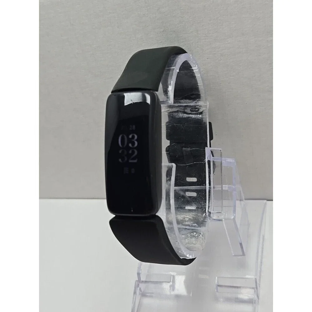 Fitbit Inspire 2 Fitness Tracker Black Heart Rate Monitor Tested No Charger